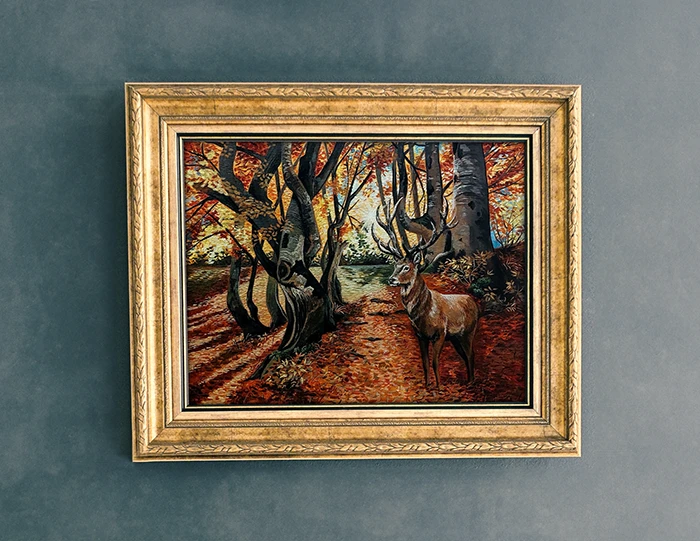 Őszi árnyak vándora – festmény